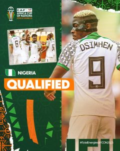 Super Eagles advance to AFCON 2023 Round of 16